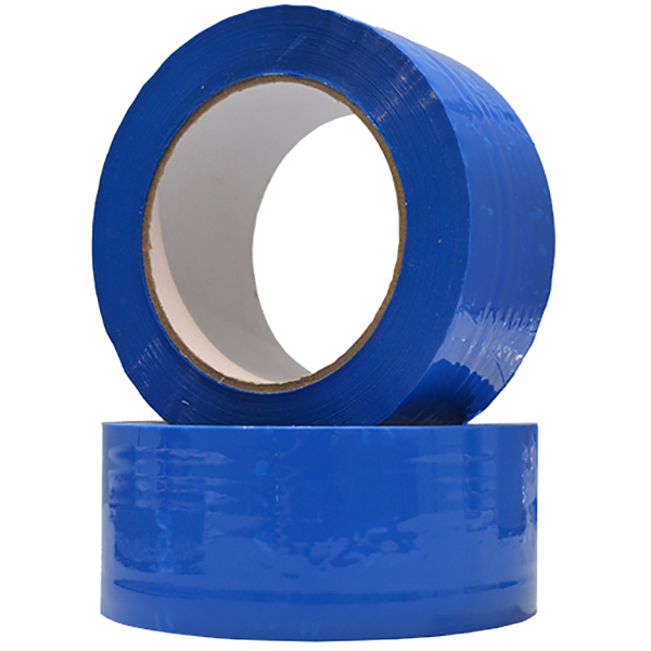 Precinto plástico transparente cinta con papel azul – 1/2 W x 216 'l